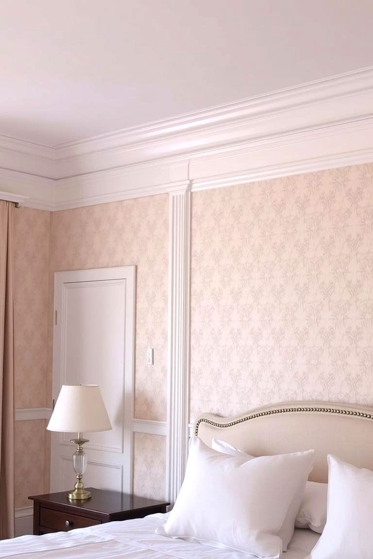 Crown Molding and Architectural Details - 24 Paris-themed Bedroom Ideas