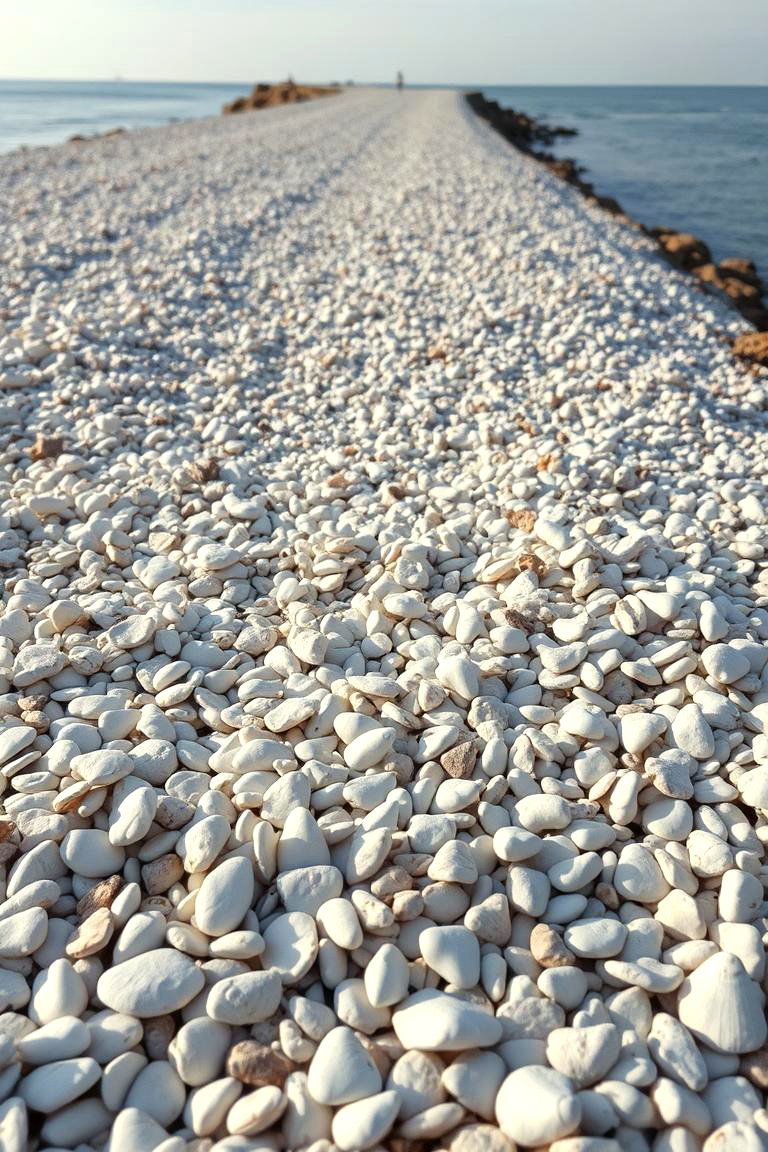 Crushed Shell Pathways for Coastal Charm - 24 Natural Walkway Ideas