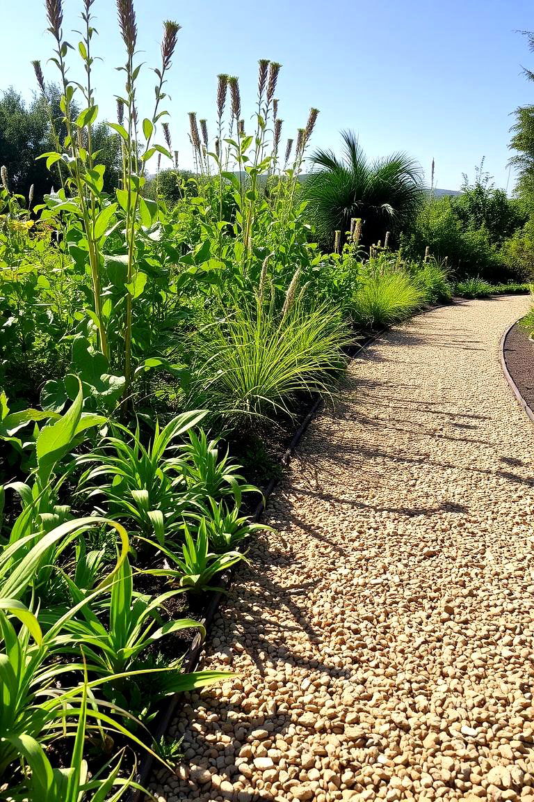 Crushed Stone Pathway - 24 Rock Walkway Ideas