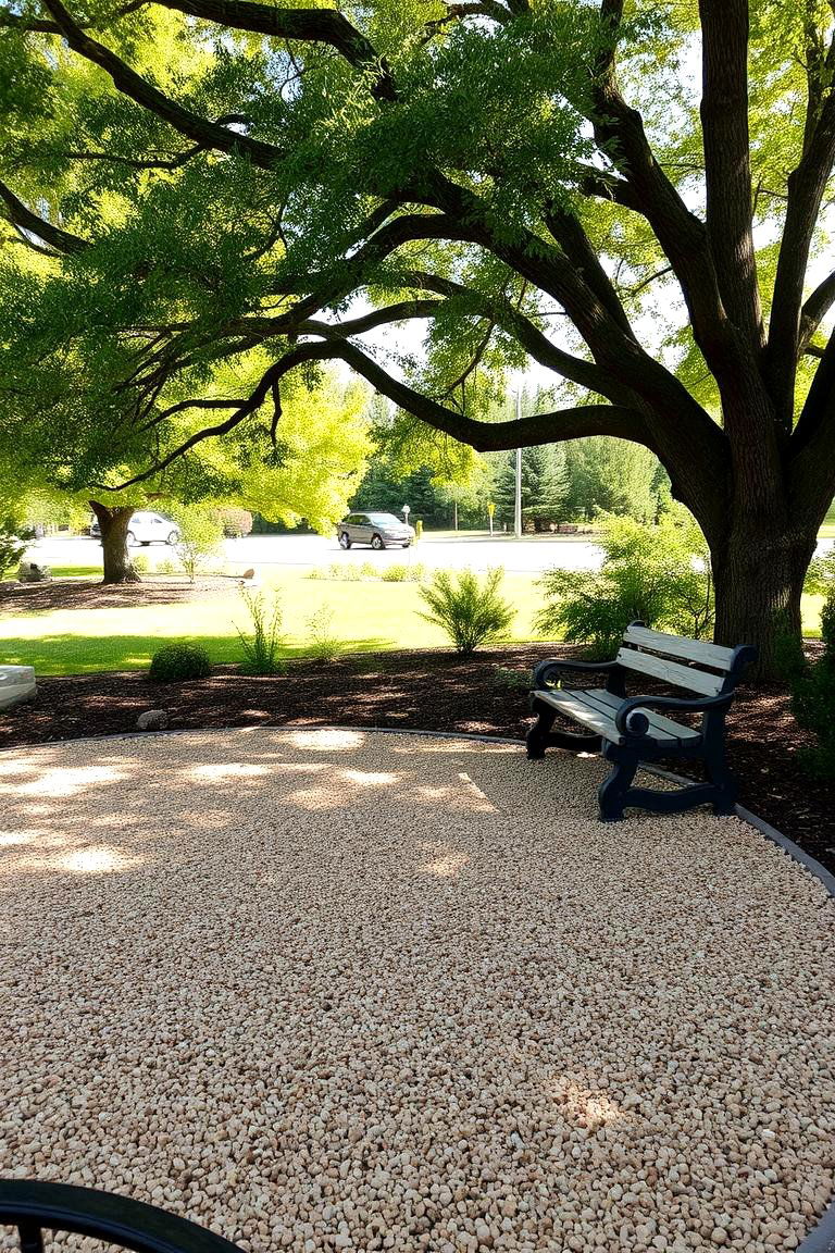 Crushed Stone or Gravel - 24 patio tile ideas