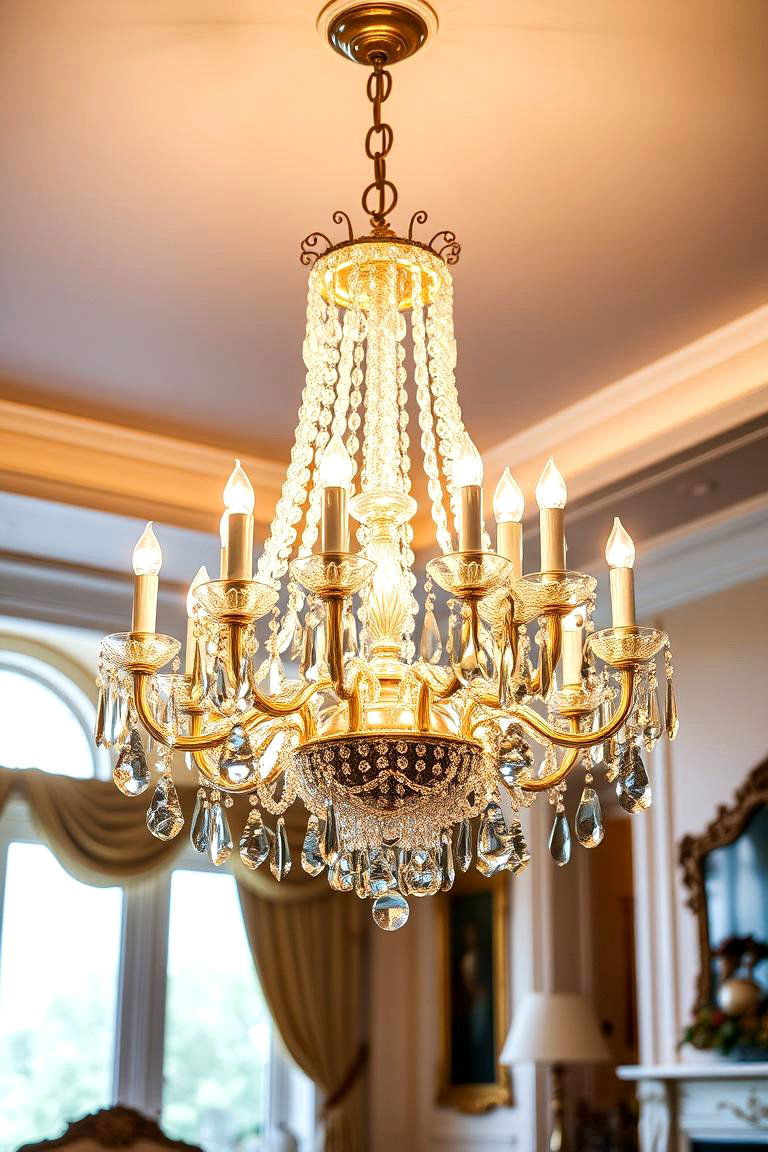 Crystal Accents - 24 Formal Living Room Ideas