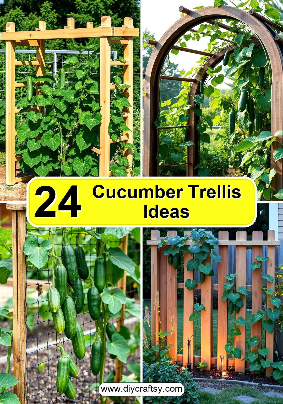 Cucumber Trellis Ideas