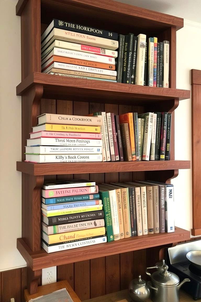 Culinary Chronicles Storing Your Beloved Cookbooks - 24 Open Shelving Kitchen Ideas
