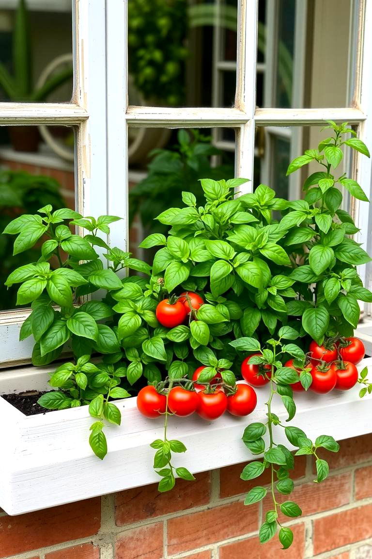 Culinary Companion Planting - 24 window box ideas