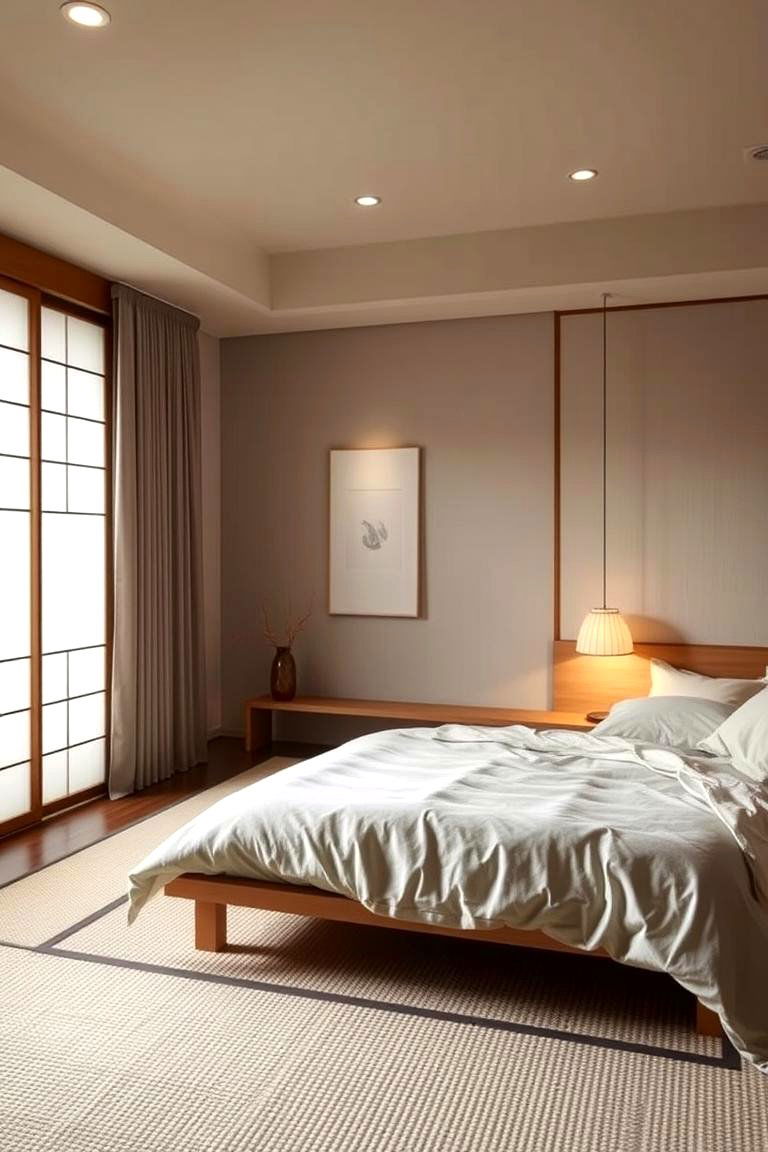 Cultivate a Serene and Calm Atmosphere - 24 Japanese Bedroom Design Ideas