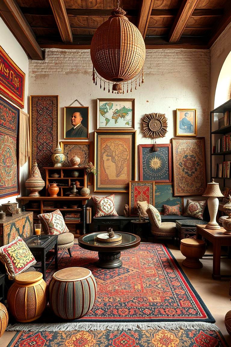 Cultural Accent Details - 24 Boho Toddler Room Ideas