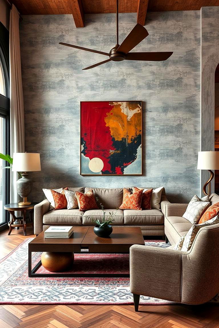 Cultural Fusion Arrangements - 24 Chinoiserie Living Room Ideas