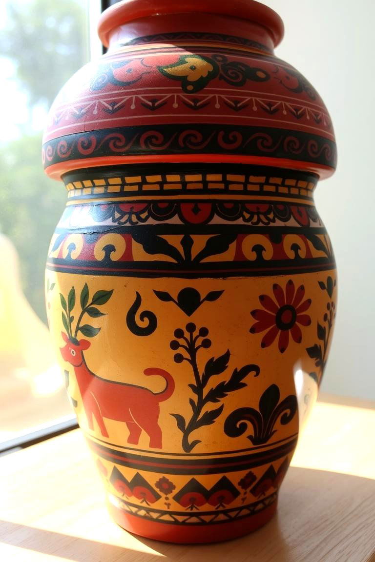 Cultural Heritage Painted Pot - 24 Painted Pot Ideas