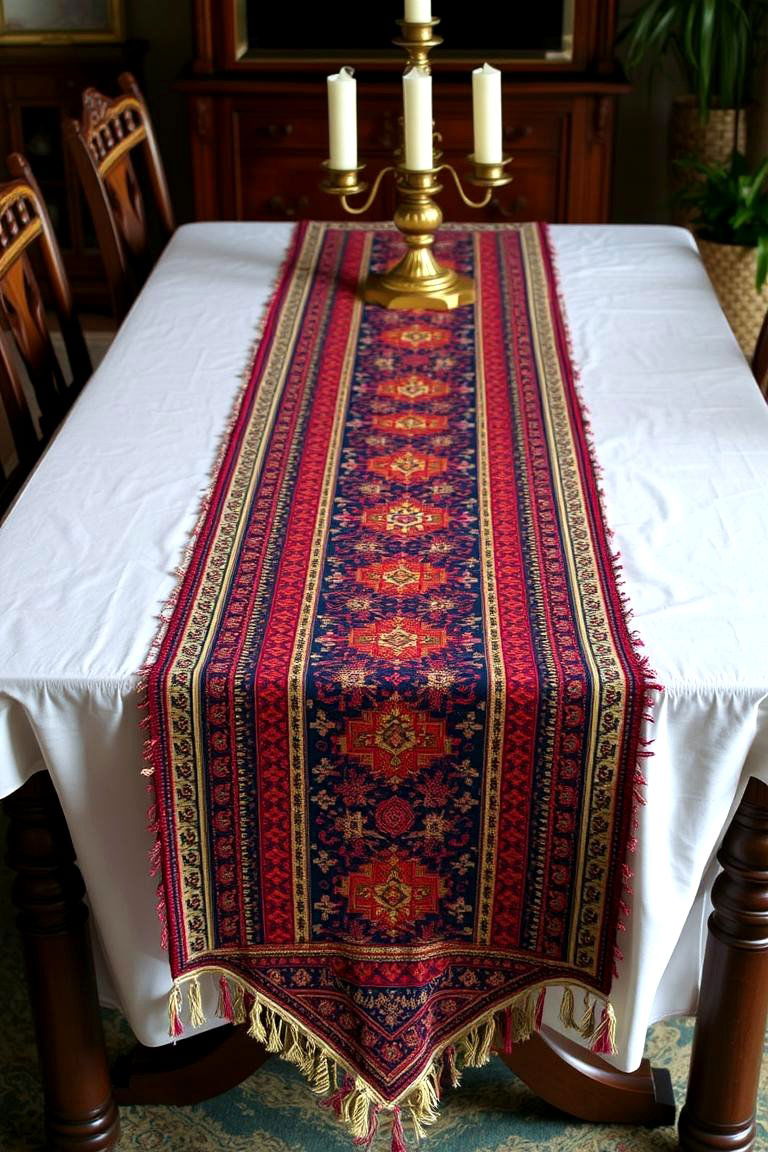 Cultural Heritage Table Runner - 24 Table Runner Ideas