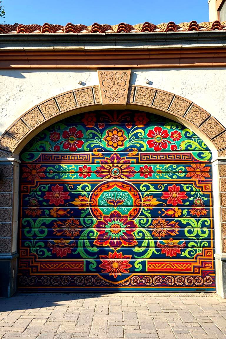 Cultural Heritage Tribute Mural - 24 Garage Door Murals