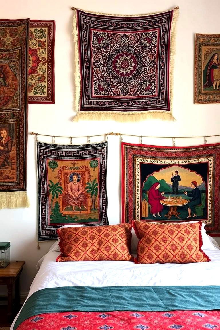 Cultural Wall Hangings - 24 Moroccan Themed Bedroom Ideas