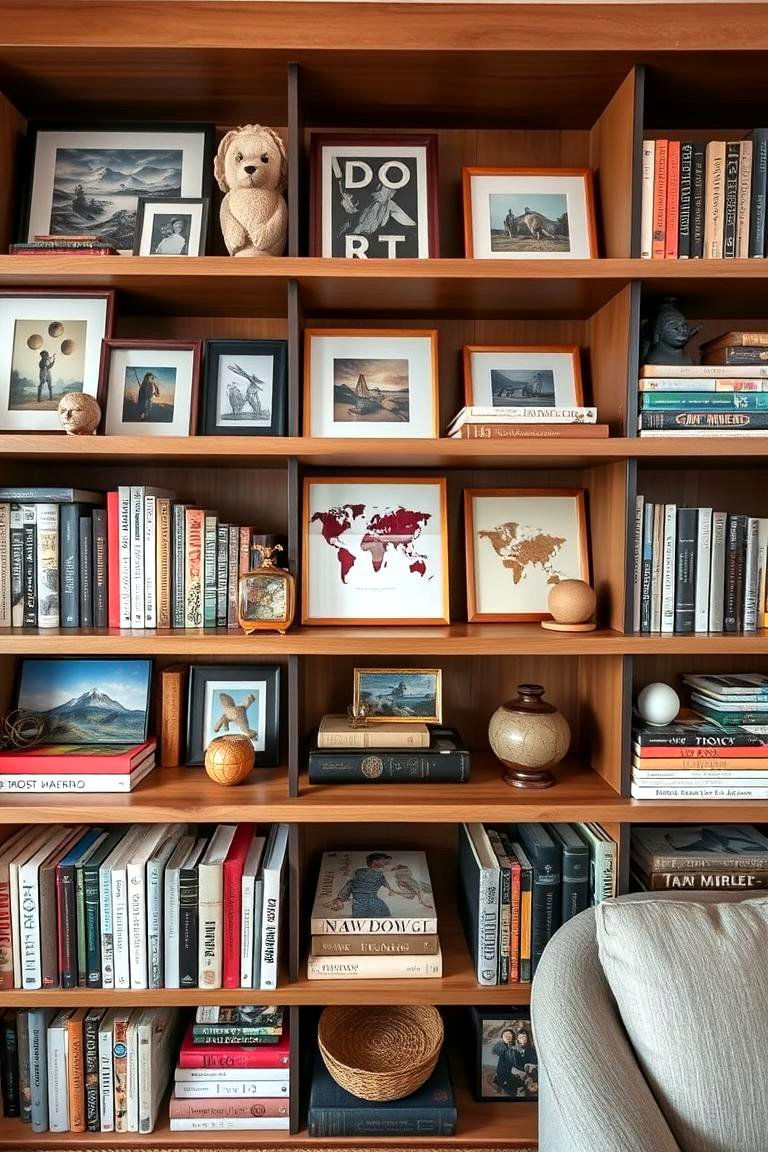 Curated Collectibles Corner - 24 Bookshelf Decor Ideas