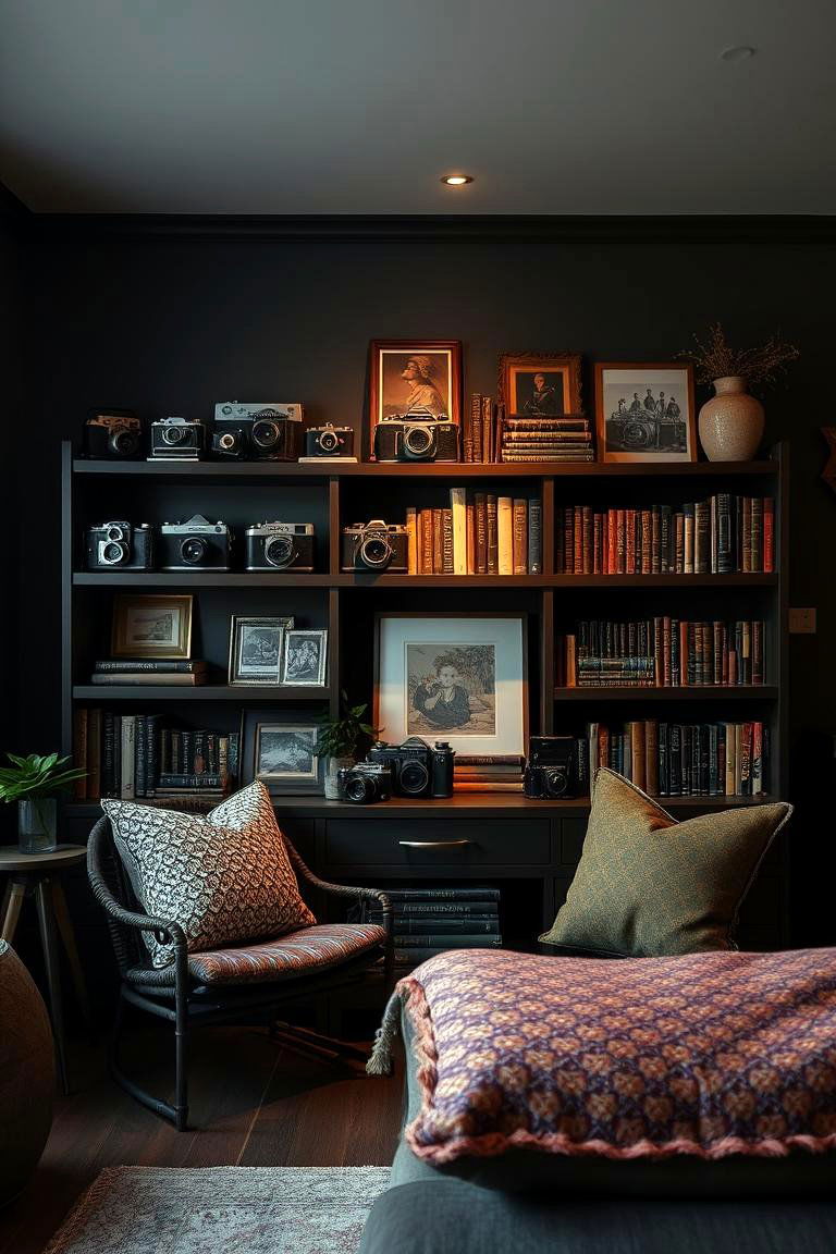 Curated Collections on Display - 24 Moody Boho Living Room Ideas