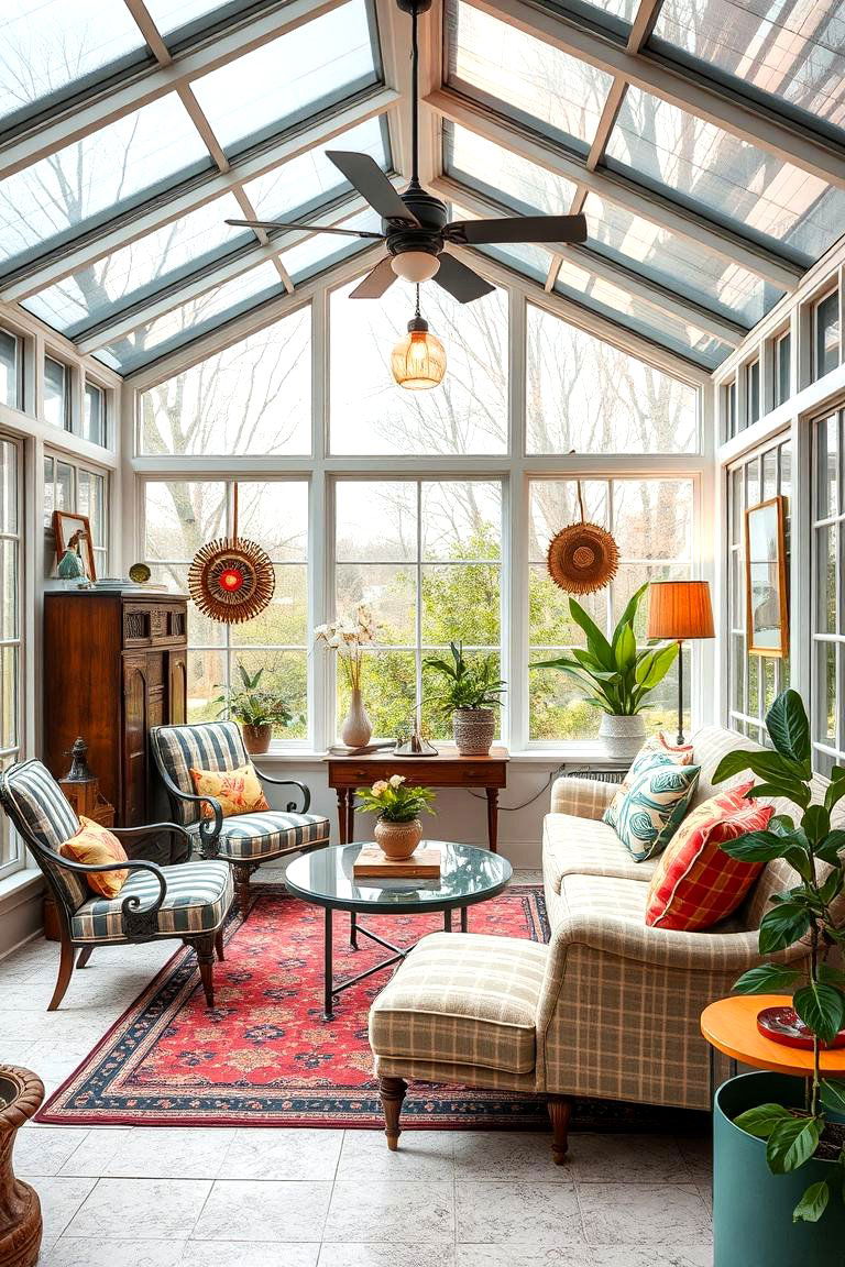Curated Retro Decor - 24 Mid-century Modern Sunroom Ideas