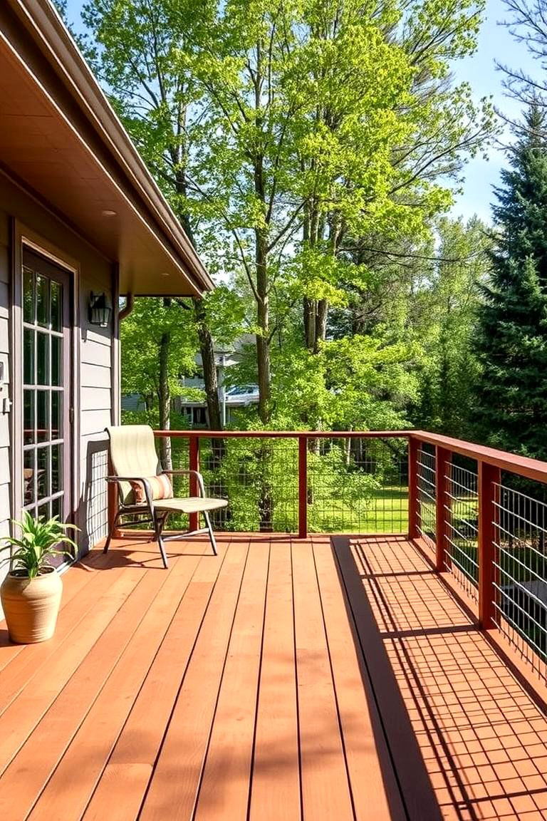 Curb Appeal Enhancer - 24 Hog Wire Deck Railing Ideas