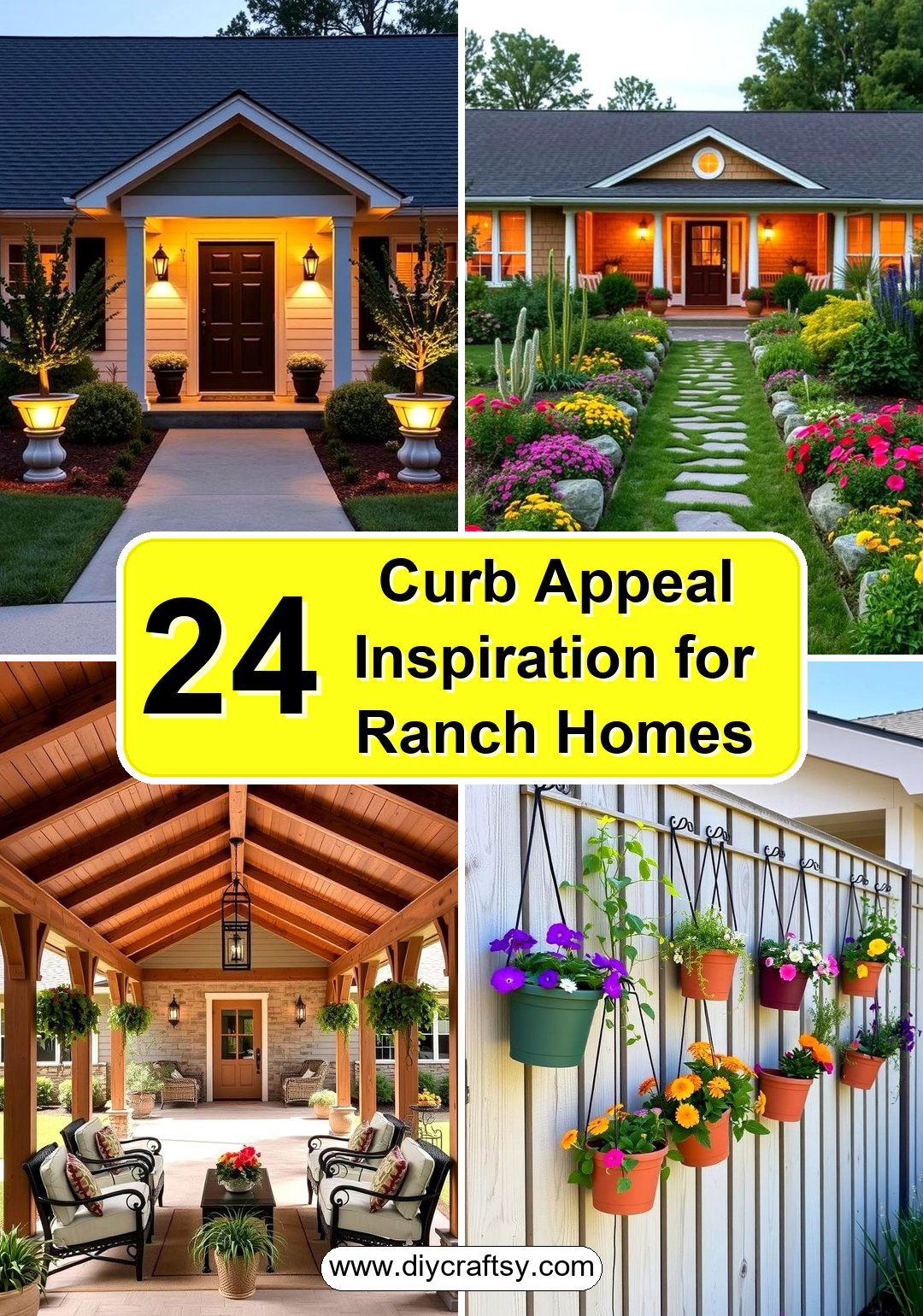 Curb Appeal Inspiration for Ranch Homes