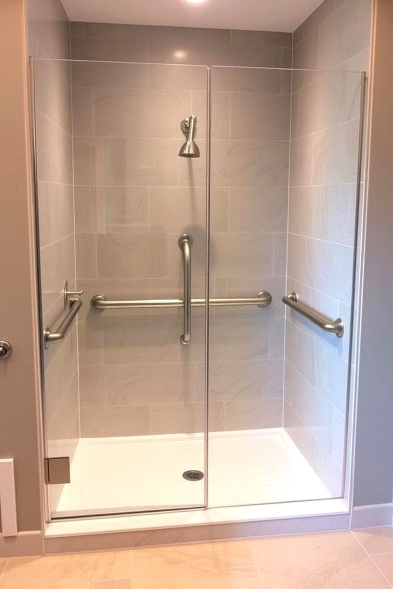 Curbless Entry Design - 24 Small Shower Ideas