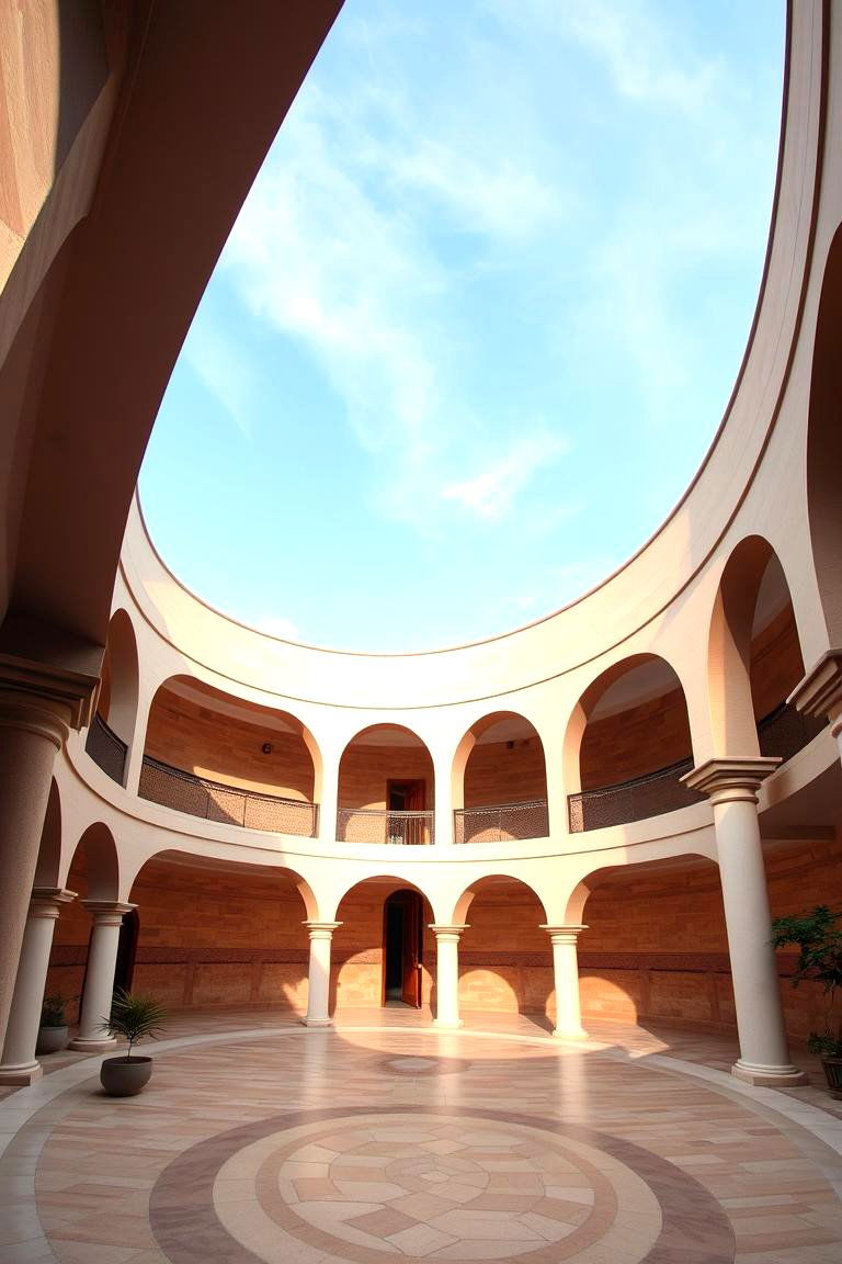 Curved Architectural Enclosure - 24 Patio Enclosure Ideas
