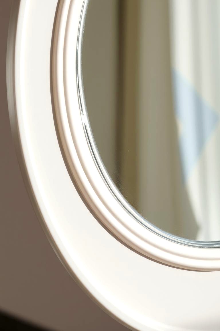 Curved Edge Mirror - 24 Bedroom Mirror Ideas