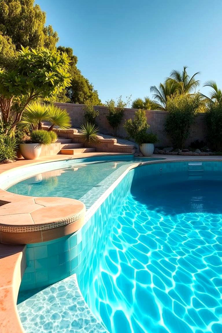 Curved Edge Spool Pool Aesthetics - 24 Spool Pool Ideas