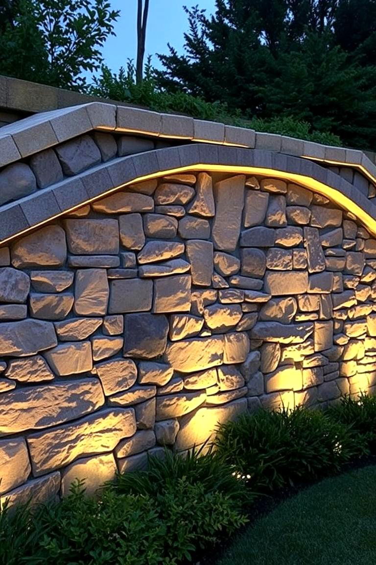 Curved Garden Walls - 24 Garden Screening Ideas