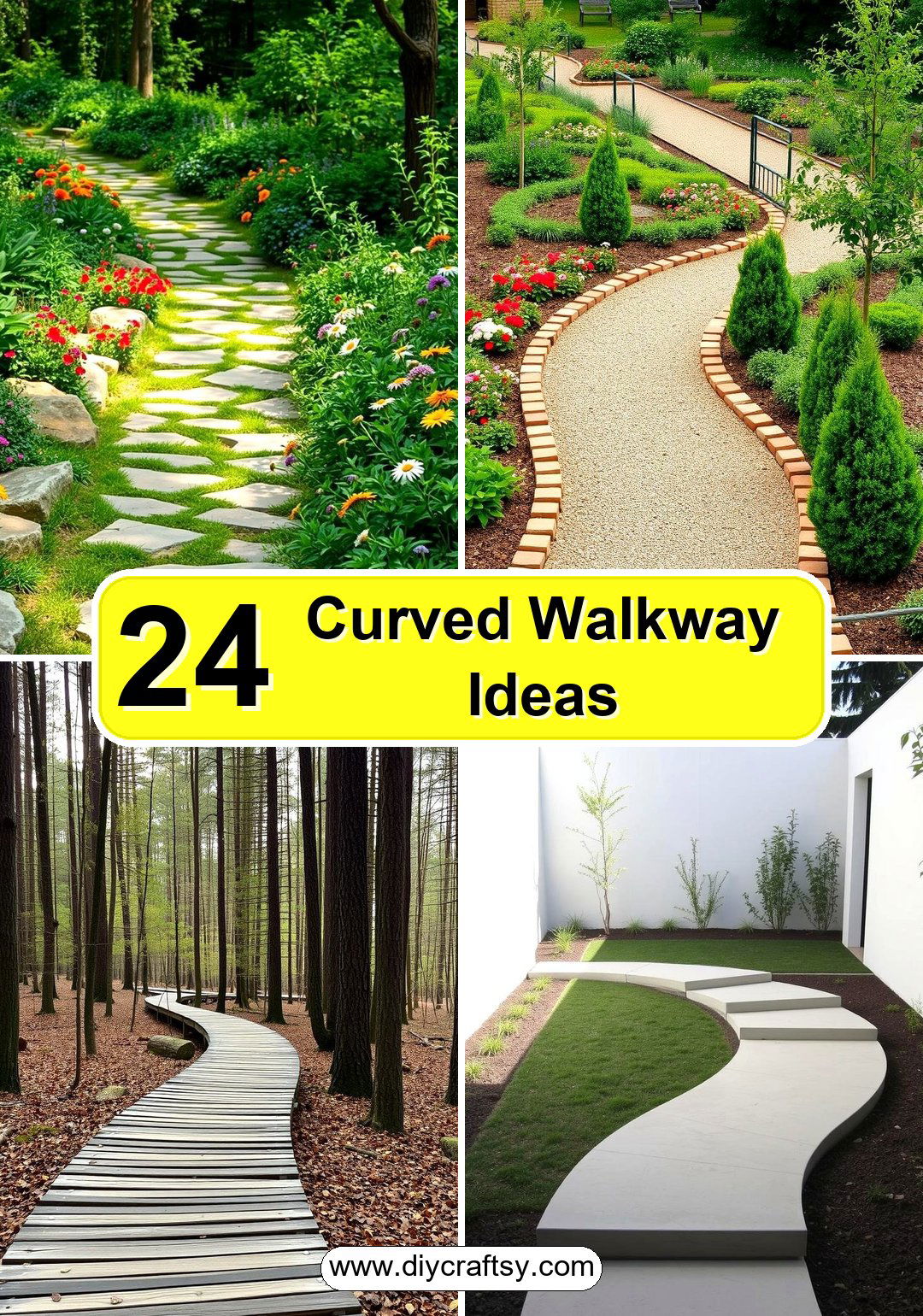 Curved Walkway Ideas