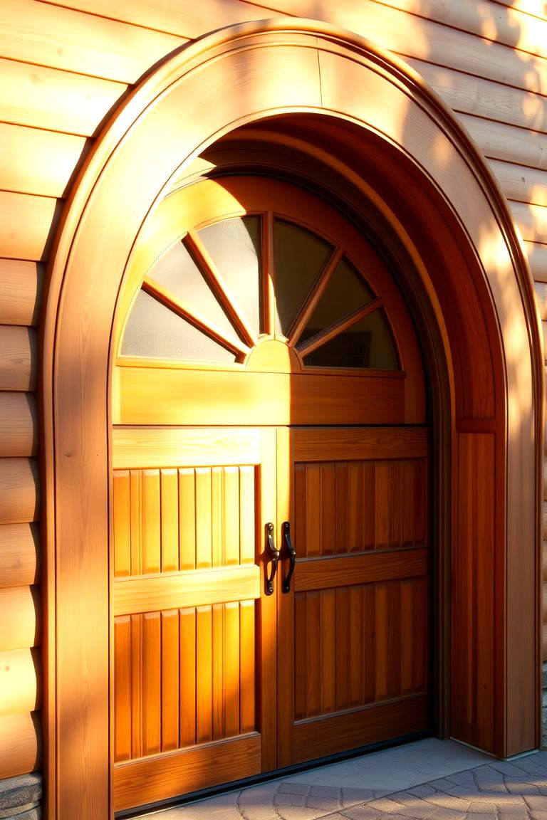 Curved Wooden Arch Trim - 24 Fairy Garden Ideas