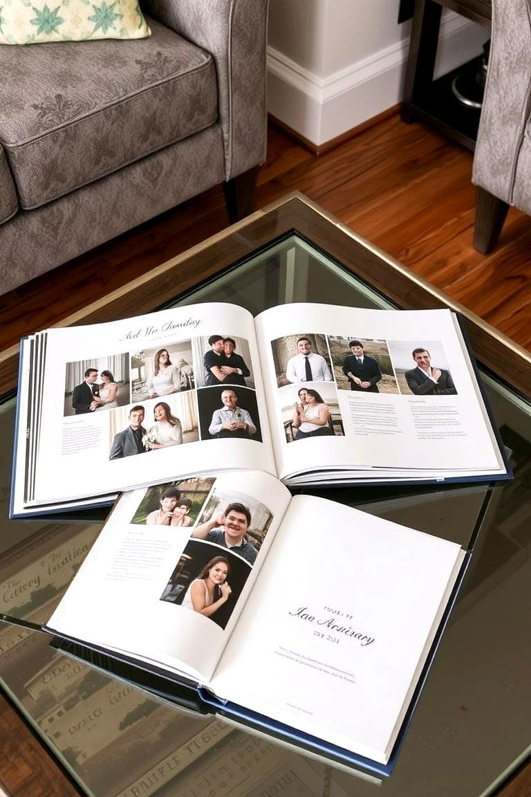 Custom Anniversary Book - 24 10 Year Wedding Anniversary Ideas