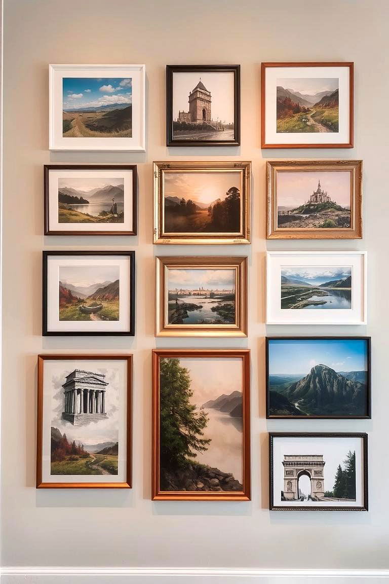 Custom Art Displays to Inspire Creativity - 24 Home Office Ideas for Her