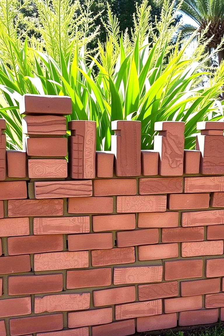 Custom Brick Fence Design - 24 Brick Fence Ideas
