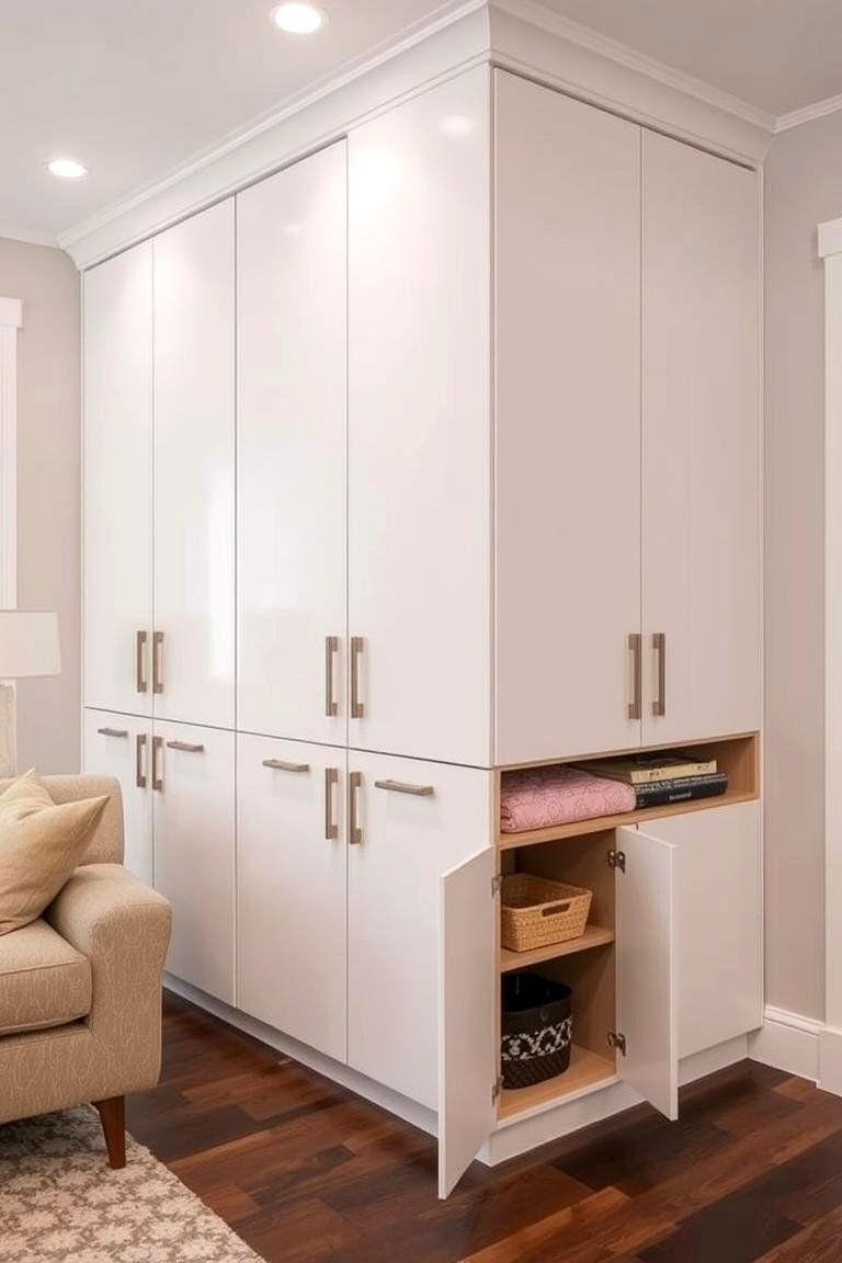 Custom Built In Storage - 24 Modern Cape Cod House Ideas