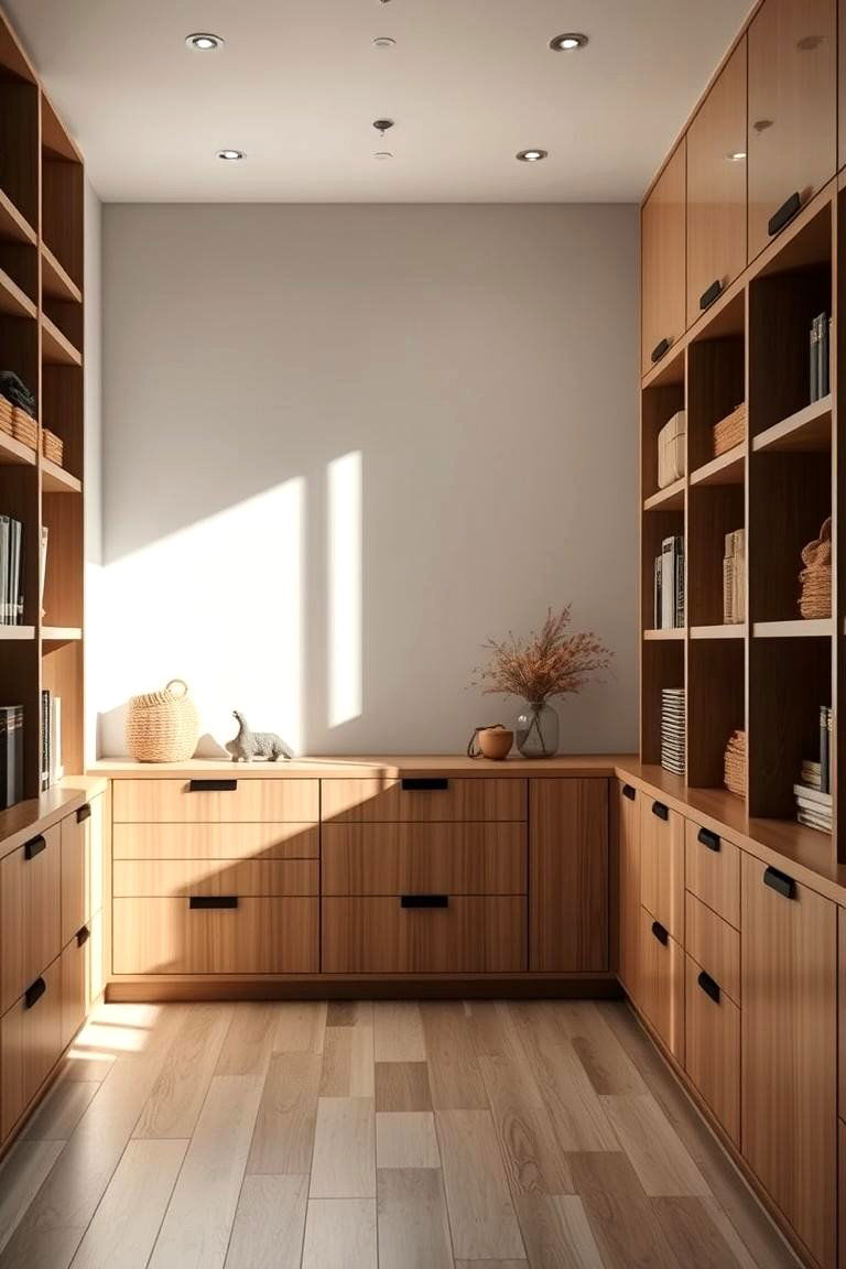 Custom Built In Storage Solutions - 24 Black Boho Living Room Ideas