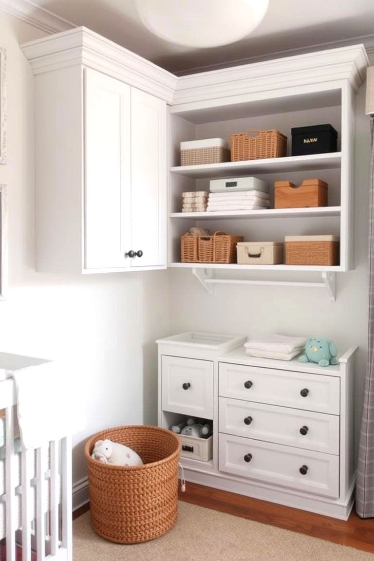Custom Built Storage - 24 Small Nursery Ideas