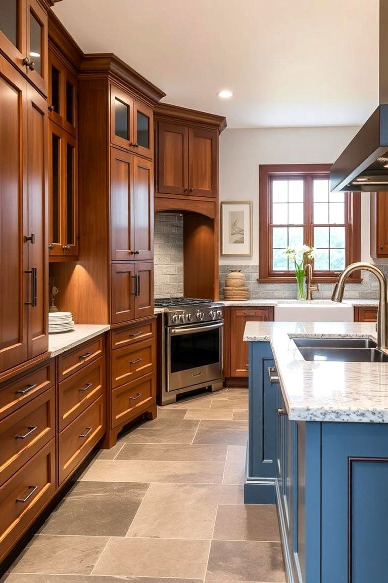 Custom Cabinetry Harmony - 24 Kitchens With Slate Floors