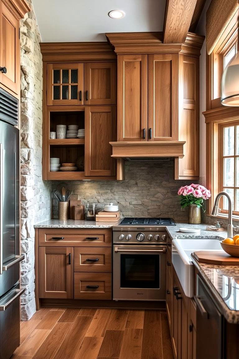 Custom Cabinetry to Maximize Storage - 24 Mountain House Kitchen Ideas