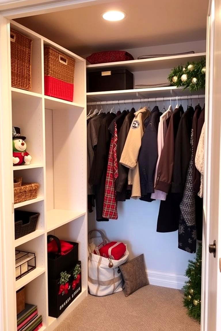 Custom Closets for Seasonal Items - 24 Basement Storage Ideas