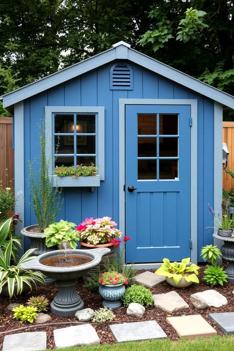 Custom Color Blend - 24 Shed Color Ideas