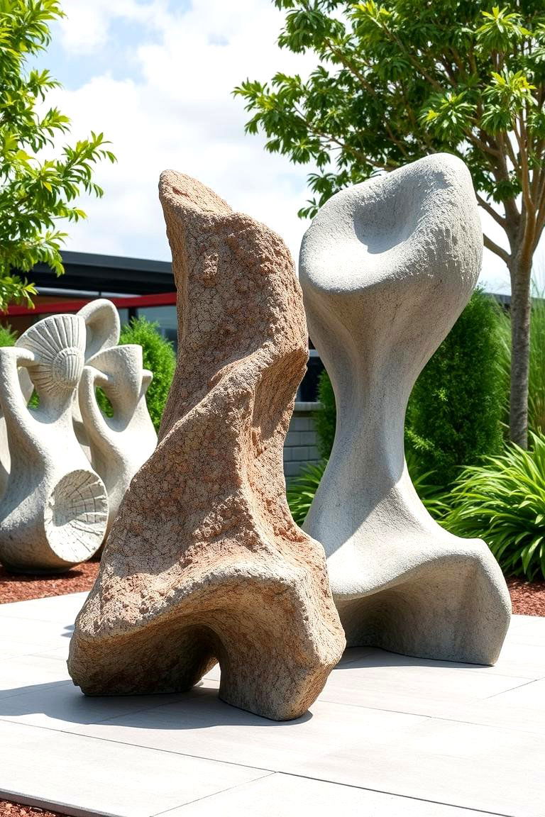 Custom Concrete Garden Sculptures - 24 Concrete Garden Ideas