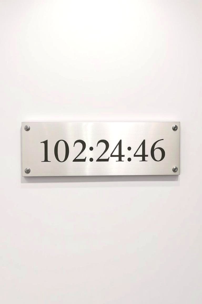 Custom Coordinates Sign - 24 Wedding Anniversary Gift Ideas