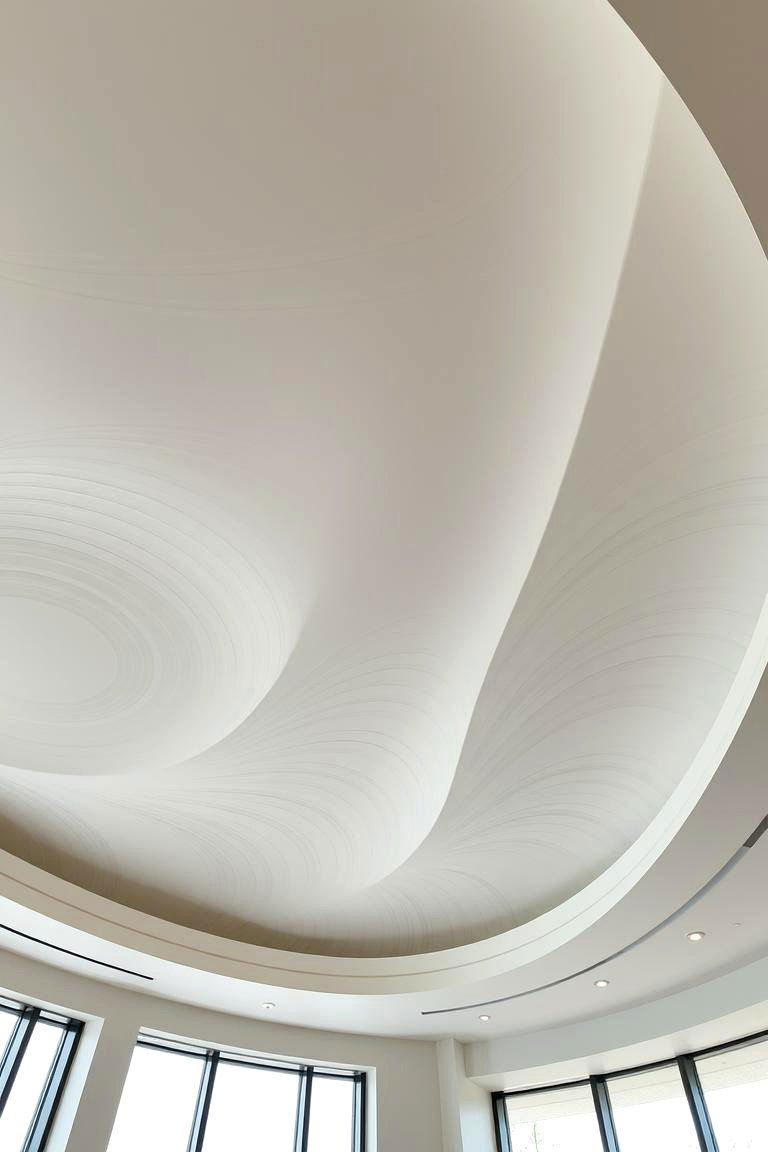 Custom Curved Coffered Ceiling for Unique Spaces - 24 Coffered Ceiling Ideas