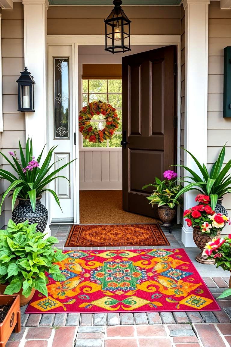 Custom Doormat Designs - 24 Summer Front Door Decor Ideas