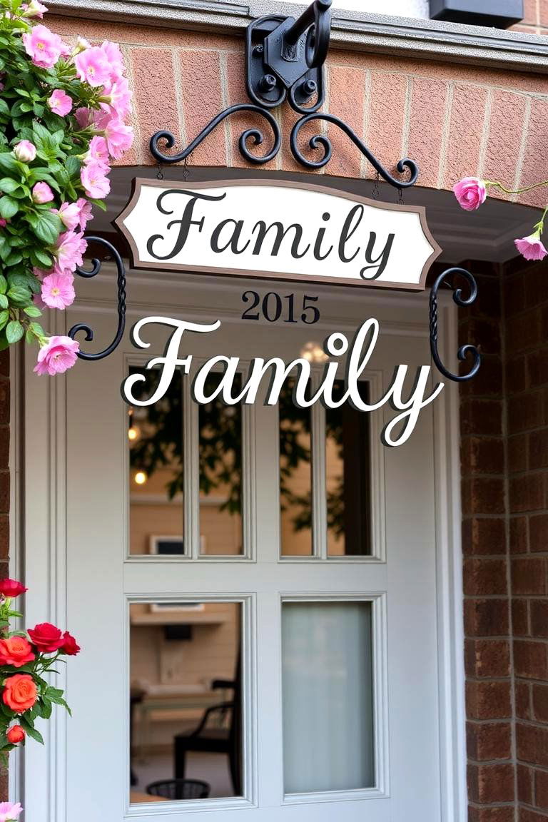 Custom Family Name Sign - 24 Family Gift Ideas