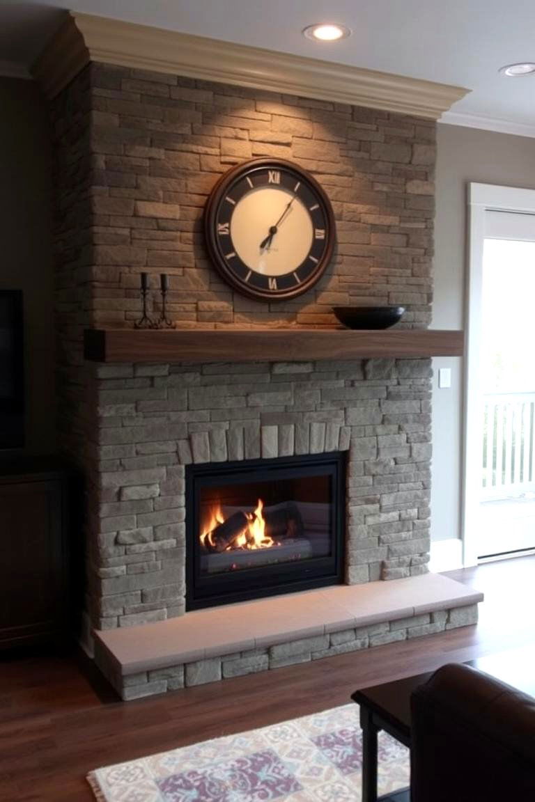 Custom Fireplace Design - 24 Basement Fireplace Ideas