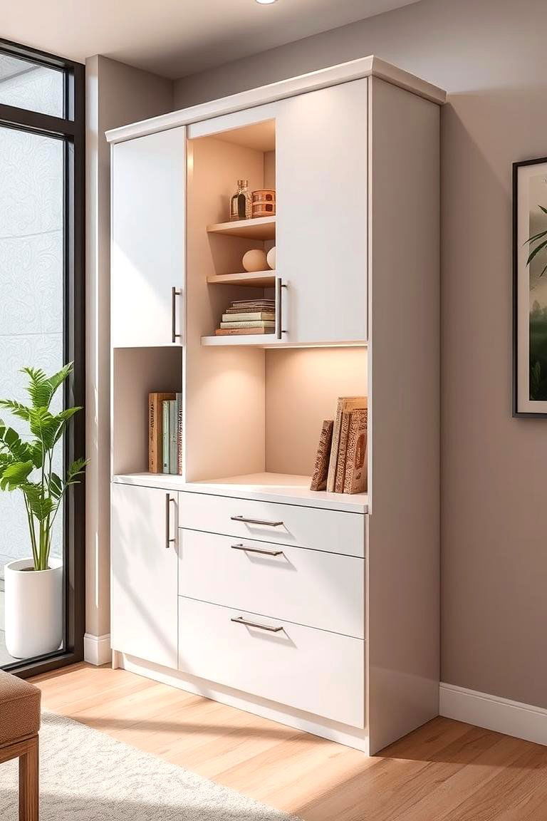 Custom Fit Space Saver Cabinet - 24 Corner Cabinet Ideas