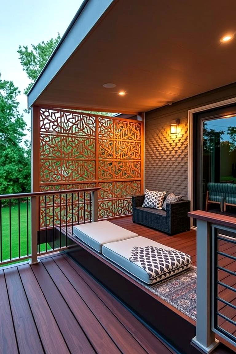 Custom Laser Cut Lattice Art - 24 Deck Lattice Ideas