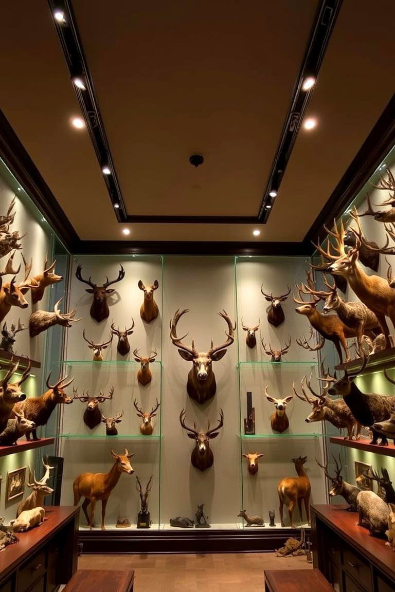 Custom Lighting Solutions - 24 Hunting Trophy Room Ideas