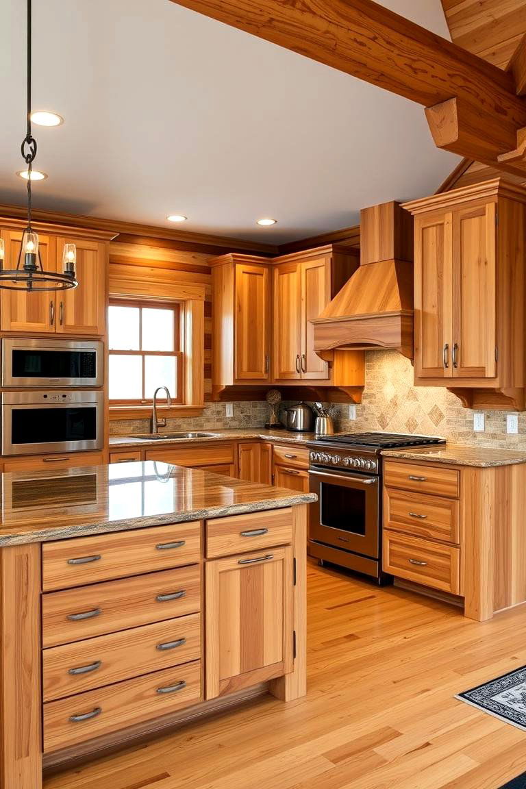 Custom Log Cabin Cabinets - 24 Log Cabin Kitchen Design Ideas