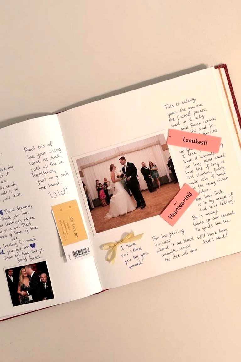 Custom Memory Scrapbook - 24 10 Year Wedding Anniversary Ideas