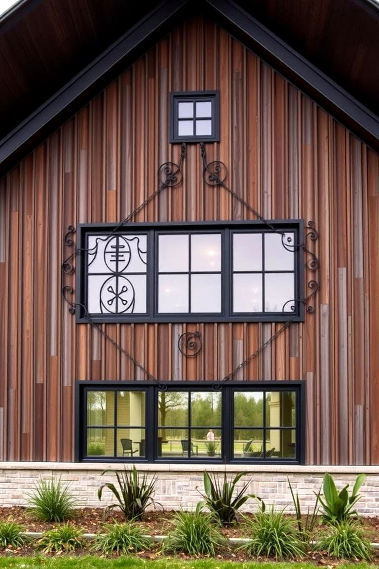 Custom Metal Detailing - 24 Barndominium Exterior Ideas