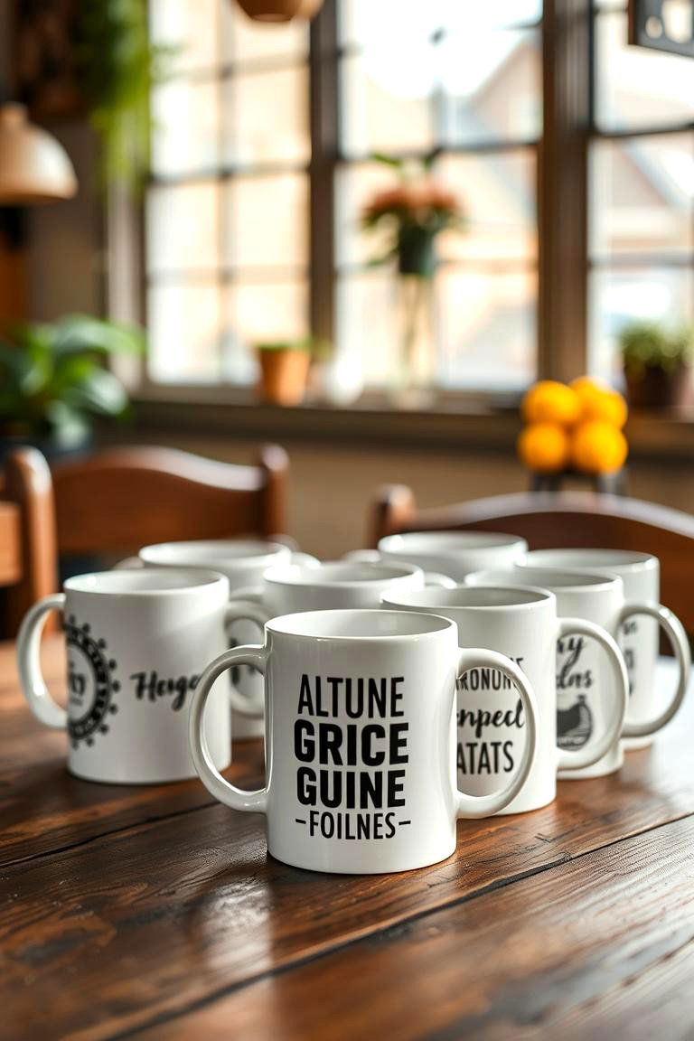Custom Mugs - 24 Wedding Favors Ideas
